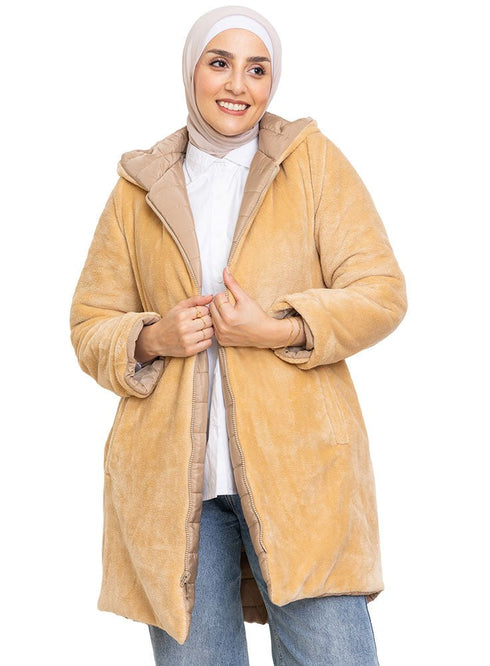 Mocha Long - Double Face Jacket - Khotwh